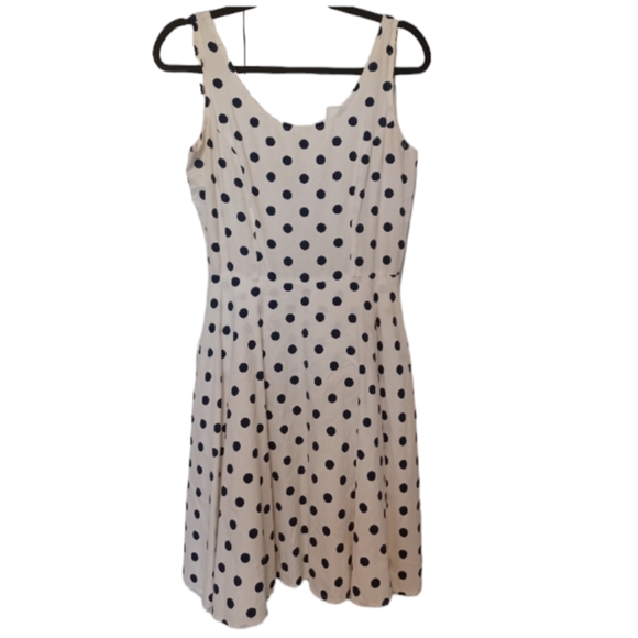 Vintage Rockabilly, Polka-dot Swing Dress Size M - Picture 6 of 7